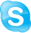 SkypeBlue 46x48